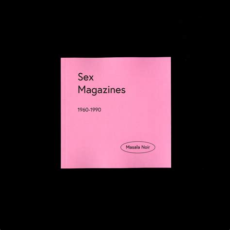 Masala Noir Sex Magazines 1970 1980