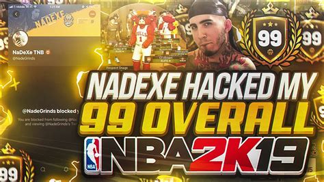 Let Nadexe Use My 99 Ovr Pure Post Then He Deleted My 99 Ovr On Nba