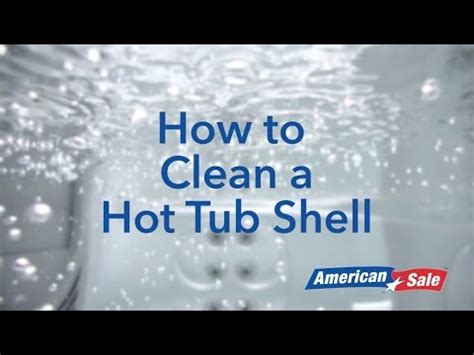 Do not add them until you have balanced the alkalinity & ph of your spa. How to Clean a Hot Tub Shell - YouTube