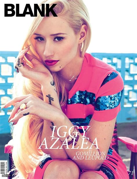 Iggy Azalea Covers Blank Magazine Iggy Azalea Celebs Celebrities
