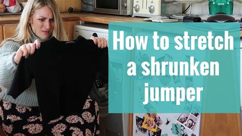 How To Stretch A Shrunken Jumper Wardrobe Stories The Pool Youtube