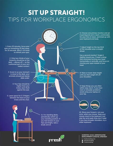 how to sit up straight 23 tips for workplace ergonomics