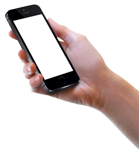 Download Hand Holding Black Iphone Png Image For Free