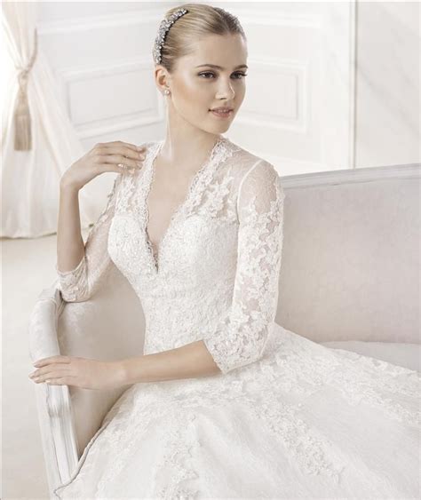 Cheap wedding dresses, buy quality weddings & events directly from china suppliers:amanda design high neck three quarter sleeve mermaid open back wedding dress enjoy free shipping worldwide! Three quarter sleeve lace drop waist ball gown. | Wedding ...