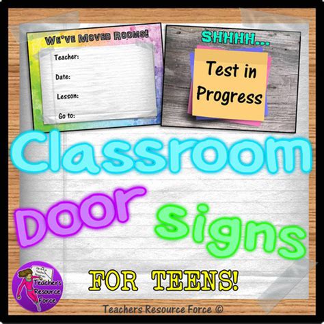 Quality Classroom Door Signs Weve Moved Rooms And Testing In Progress