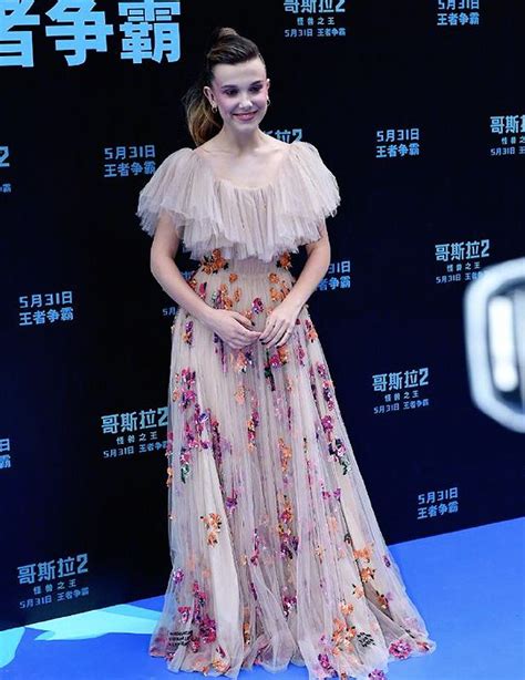 Millie bobby brown returns to our screens soon in the third season of stranger things. Millie Bobby Brown at the Chinese premiere of 'Godzilla ...