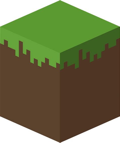Minecraft Cube Grass Png