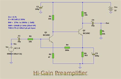 High Gain Preamp