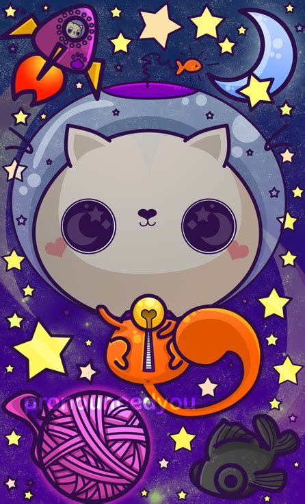 Space Cat By Pronouncedyou On Deviantart