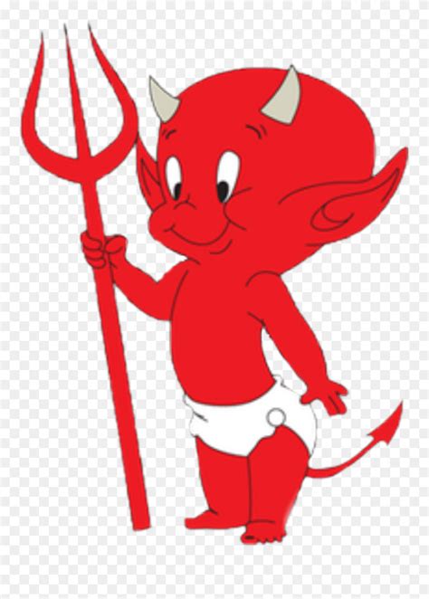 Download Transparent Satan Clipart Cartoon Little Devil Png