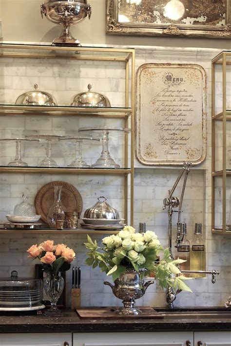 Bistro Shelving French Country Kitchens Laurel Home