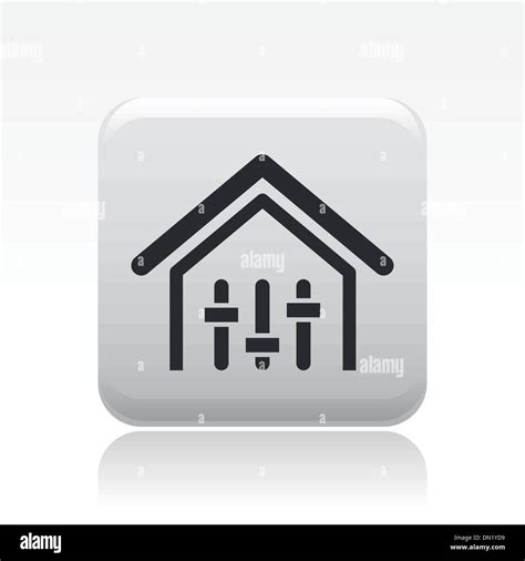 Vector Illustration Of House Levels Control Icon Stock Vector Image