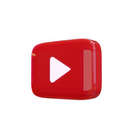 Glossy Youtube 3d Render Icon Pngs For Free Download