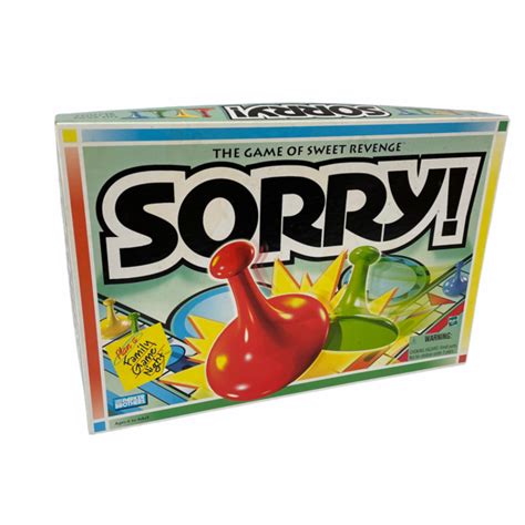 Sorry Retro Edition By Parker Brothers The Classic Game Of Sweet