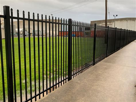 Security Tubular Steel Fencing Automatic Gate Melbourne Pinnacle