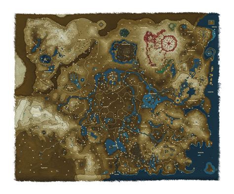 Breath Of The Wild Hyrule Map Maps For You