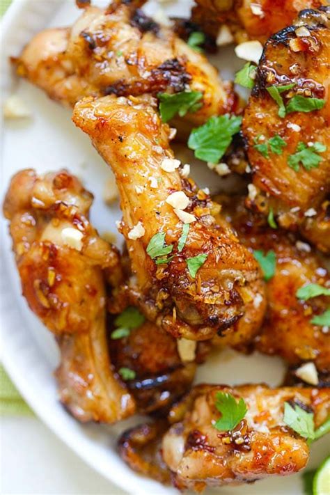 Sticky Asian Chicken Wings | Easy Delicious Recipes