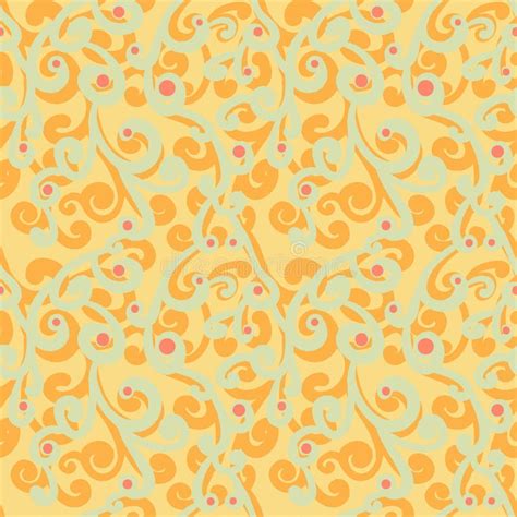 Abstract Flourish Seamless Pattern Gorgeous Repeating Background With