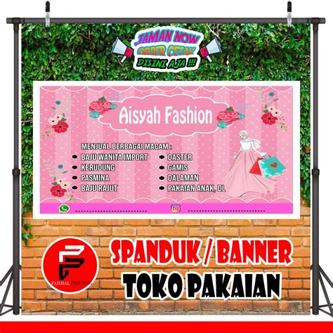 Contoh Banner Toko Baju Anaka Best Banner Design