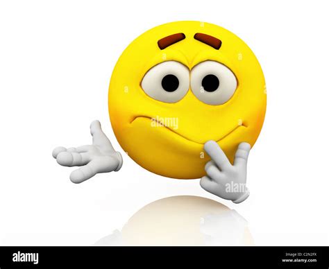 Smiley Emoticon Facial Expression Confused Emotional Expression On