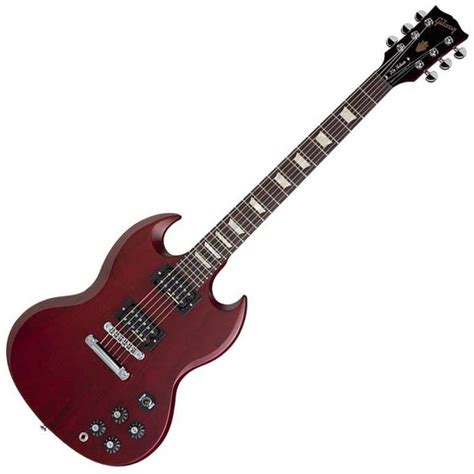 Disc Gibson Sg S Tribute Electric Guitar Heritage Cherry Gear Music
