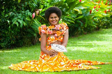 Fijian Beauty Nanise Rainima In A Photoshoot At Apia Samoa This Pic