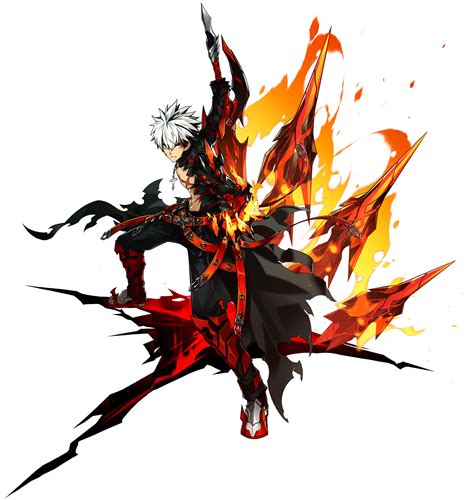 Raven Rage Hearts Elsword Anime Warrior Fantasy Character Design
