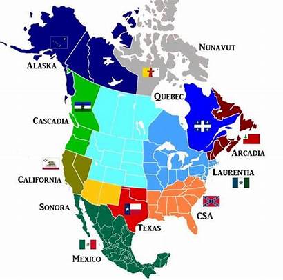 Cascadia Alternate Map America North History Fantasy