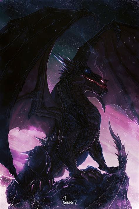 Dark Dragon By Andrea Guardino Rimaginarydragons