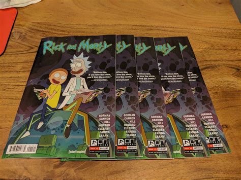 Rick And Morty 1 Promo Variant Oni Press Super High Grade Lot Of 5