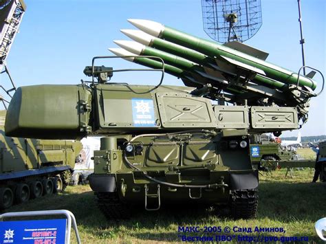 Russian Surface To Air Sam Missile System Buk Sa 6 Gainful