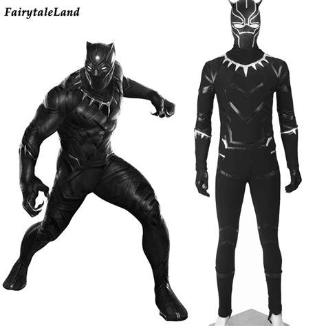 Black Panther Costumes Adult Halloween Costume Captain America Civil