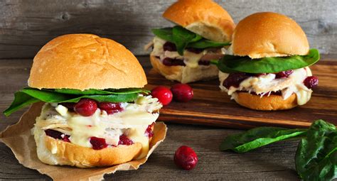 Turkey Cranberry Sliders Appetizers Silver Spring Recipes