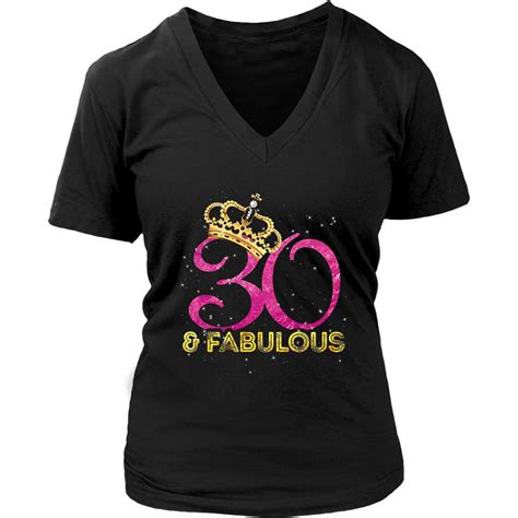 Looking for a brilliant 30th birthday gift idea? 30th Birthday Women Fabulous Queen Shirt | 30th birthday ...