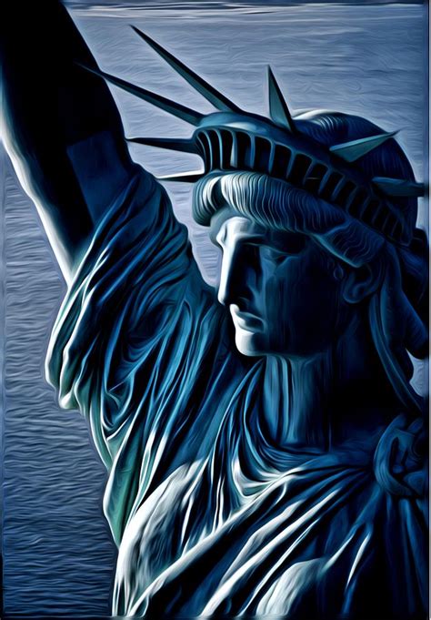 Lady Liberty Digital Art By Kevin Sherf Fine Art America