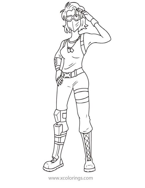 Female Fortnite Coloring Pages Raptor Xcolorings My XXX Hot Girl