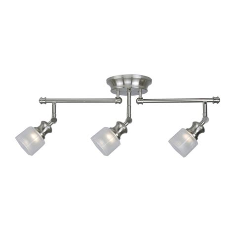 (1)total ratings 1, £36.99 new. Allen + roth 3-Light 23.87-in Brushed Nickel Fixed Track ...