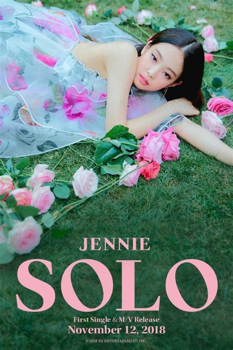 Black Pink S Jennie Becomes One With The Roses In Enticing Solo Debut Teaser Posters Allkpop