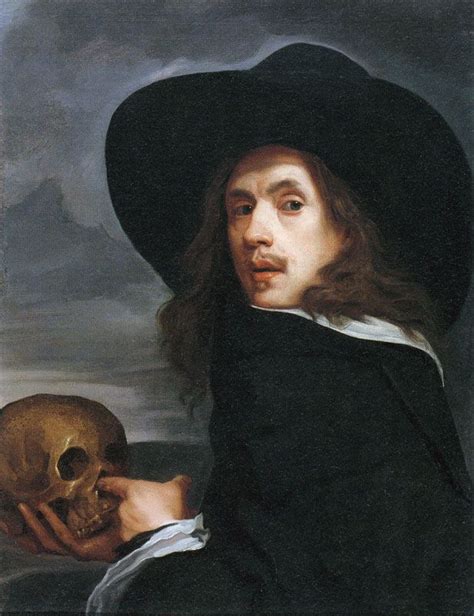 Portrait Of A Man Holding A Skullmichiel Sweerts Circa 1660 Private