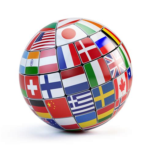 Bigstock Flags Of The World In Globe Is 87141305 Global Studies