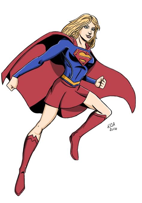 Supergirl Drawing Color By Robertamaya On Deviantart