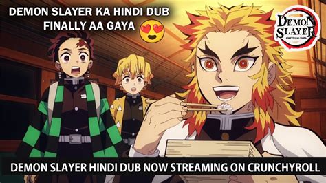 Demon Slayer Hindi Dub Episodes Now Streaming On Crunchyroll Fact
