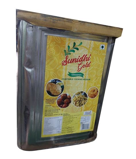 Mono Saturated Sunidhi Gold Vanaspati Ghee Packaging Type Tin