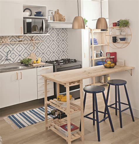 Measure the area around your kitchen island to determine the best location for it. 25 SMALL KITCHEN ISLAND WITH SEATING - Small Kitchen Island Ideas with Seating | | Founterior