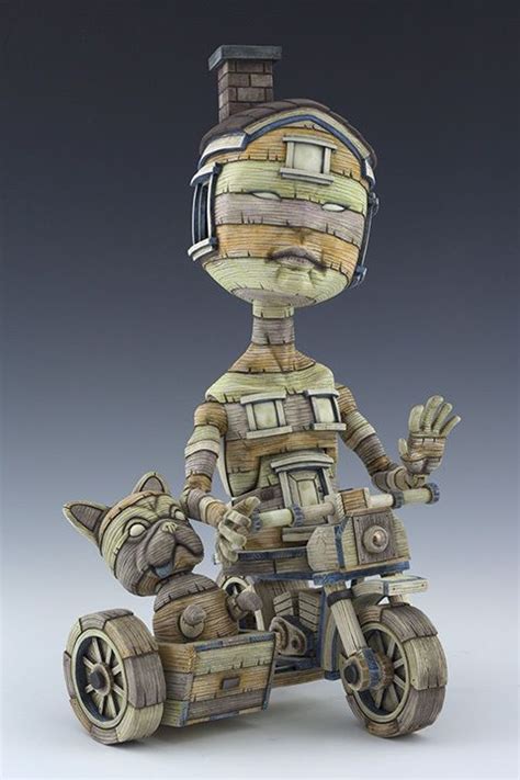 Personified Architectural Vehicles By Calvin Ma Art Toy Art Sculptures