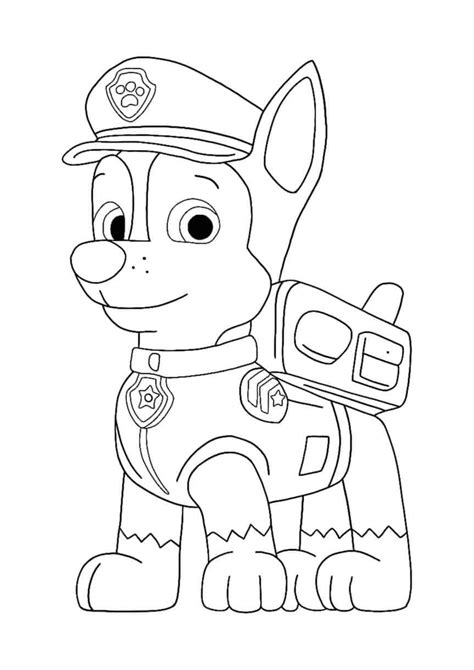Free Coloring Pages Of Paw Patrol To Print Coloring Pages