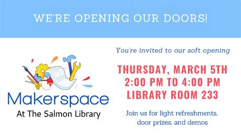 Uah Library Library News The Salmon Library Makerspace Is Opening