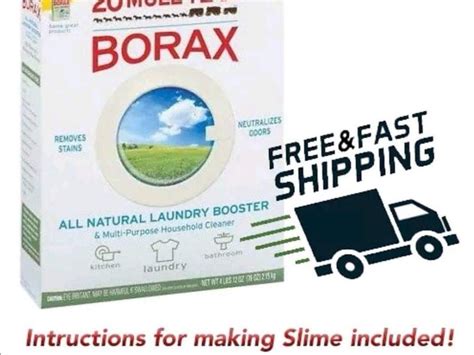 Borax Slime Activator Original And Pure Best Borax On The Etsy