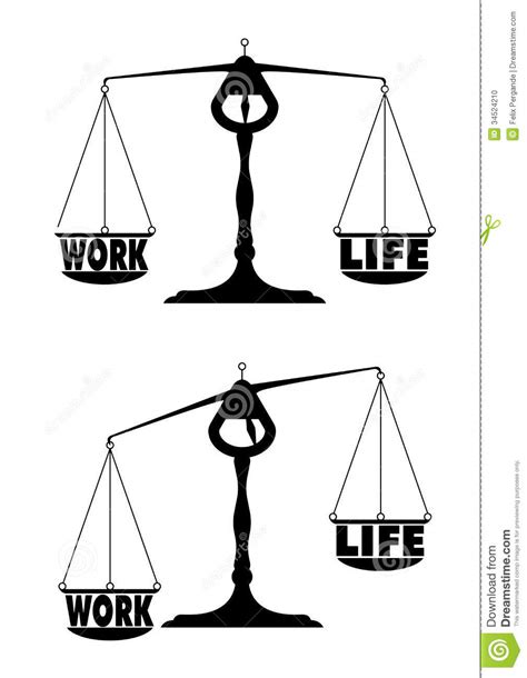 Worklifebalance04 Stock Vector Image Of Harmony