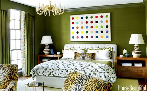 Green Bedroom Wall Design Decoration Ideas